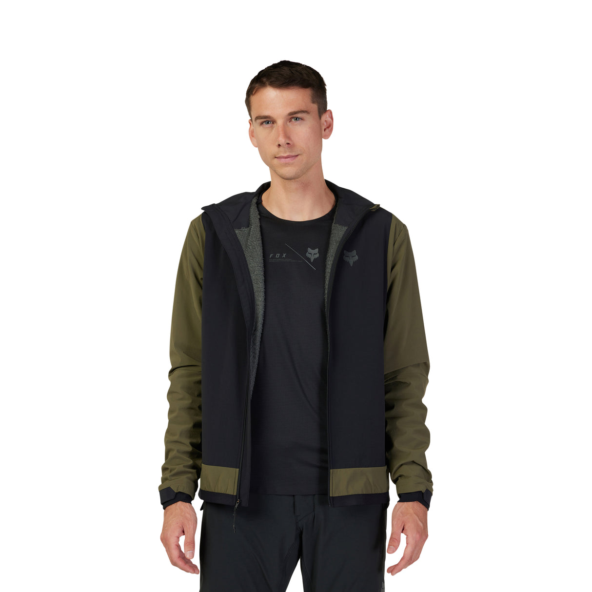 Defend Fire Alpha Jacke - Olive Green