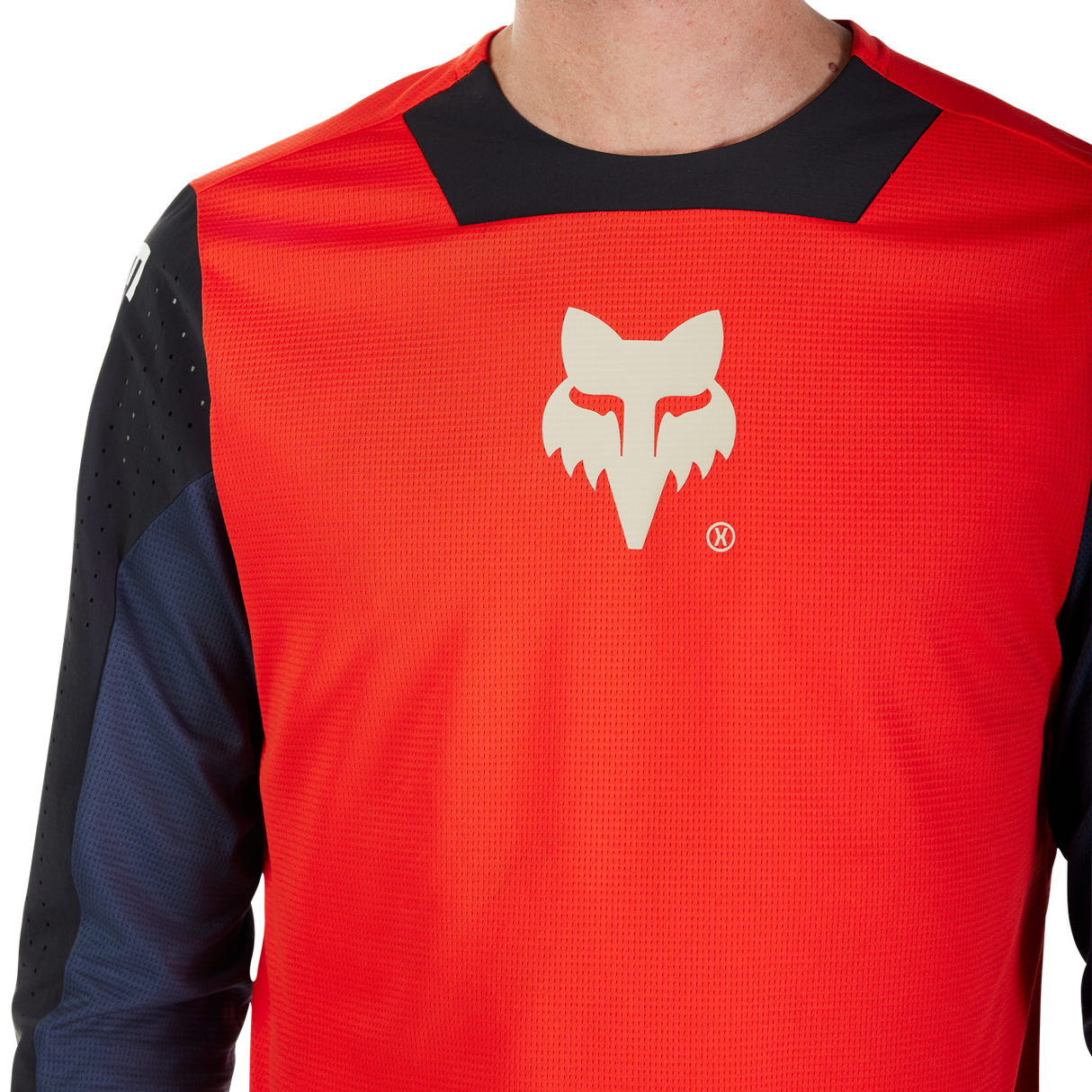 Defend Long Sleeve Jersey Elevated - Flo Red
