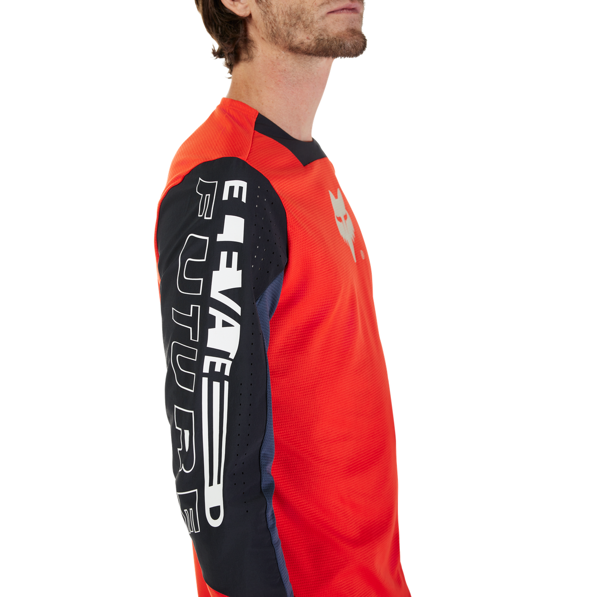 Defend Long Sleeve Jersey Elevated - Flo Red