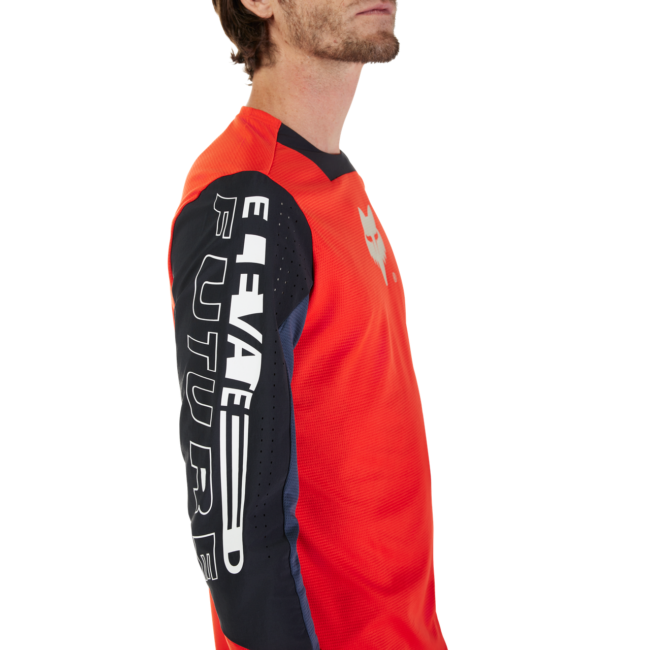 Defend Long Sleeve Jersey Elevated - Flo Red