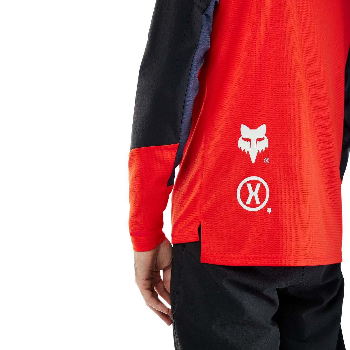 Defend Long Sleeve Jersey Elevated - Flo Red