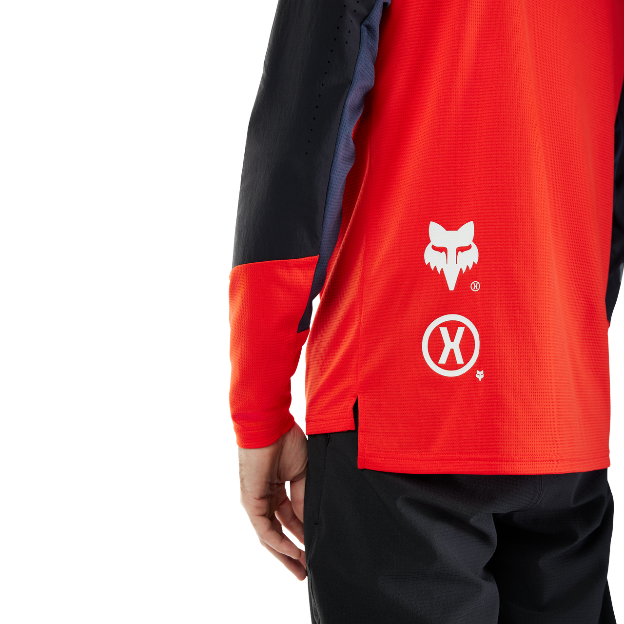 Defend Long Sleeve Jersey Elevated - Flo Red