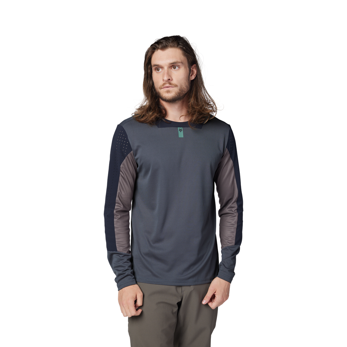 Defend Long Sleeve Jersey - Graphite