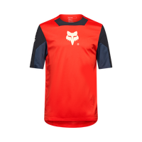 Defend Short Sleeve Jersey Elevated - Flo Red