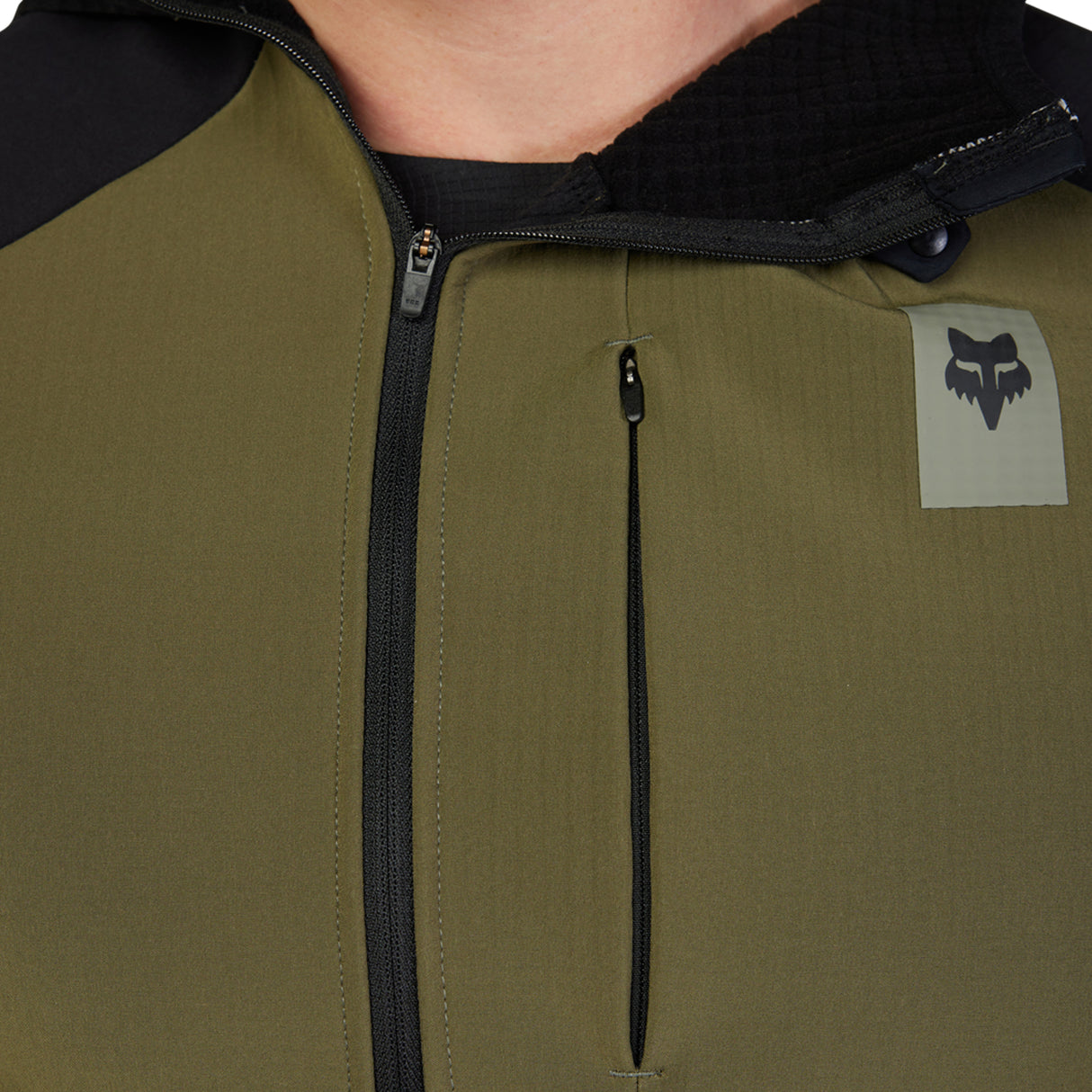 Defend Thermal Hoodie - Olive Green