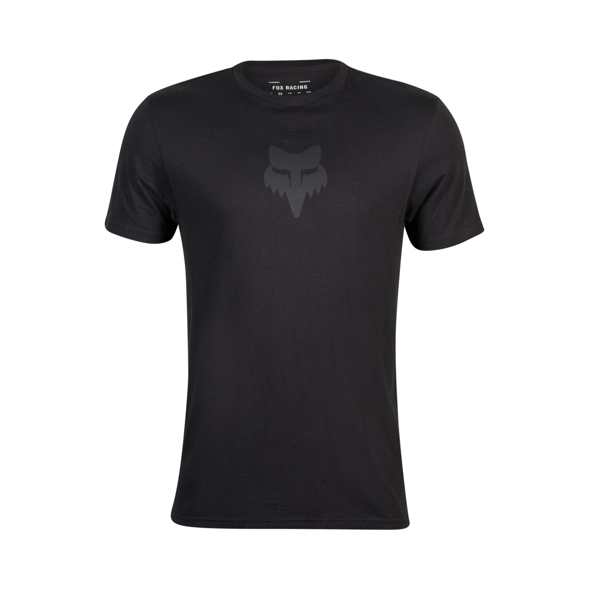 Fox Head Short Sleeve Premium T-Shirt - Black / Black
