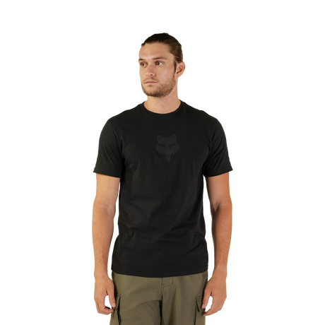 Fox Head Short Sleeve Premium T-Shirt - Black / Black