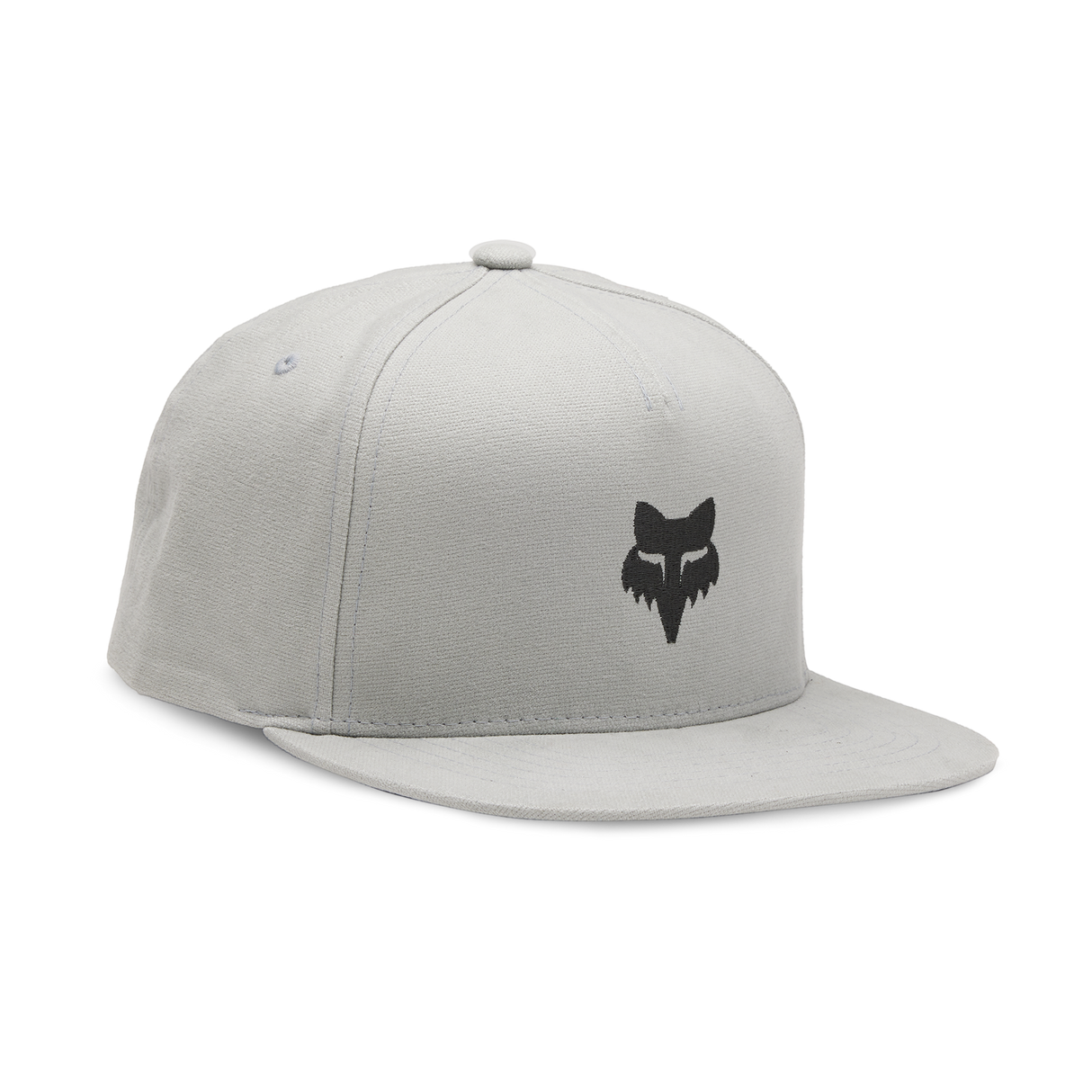 Fox Head Snapback Hat - Steel Grey