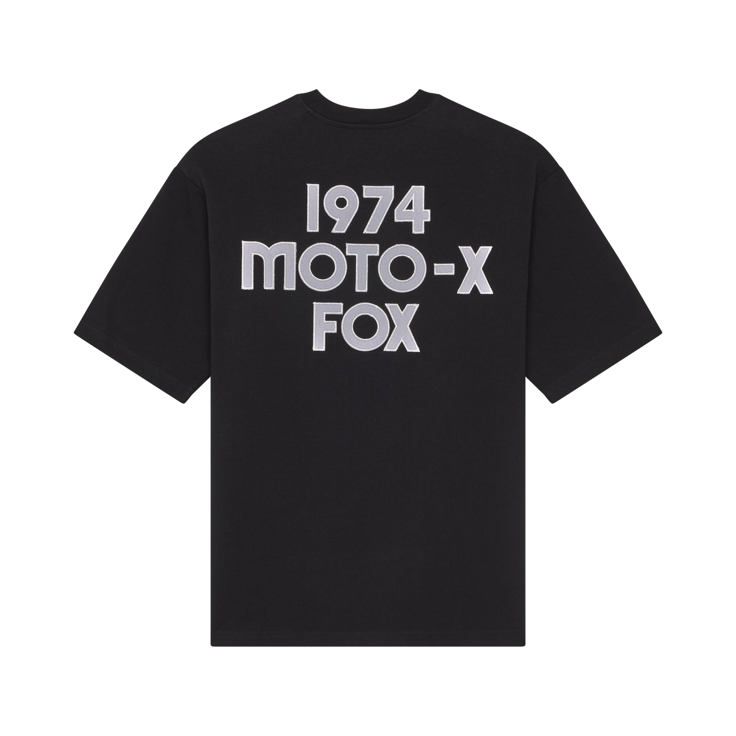 Moto-X Oversized Short Sleeve Tee - Black