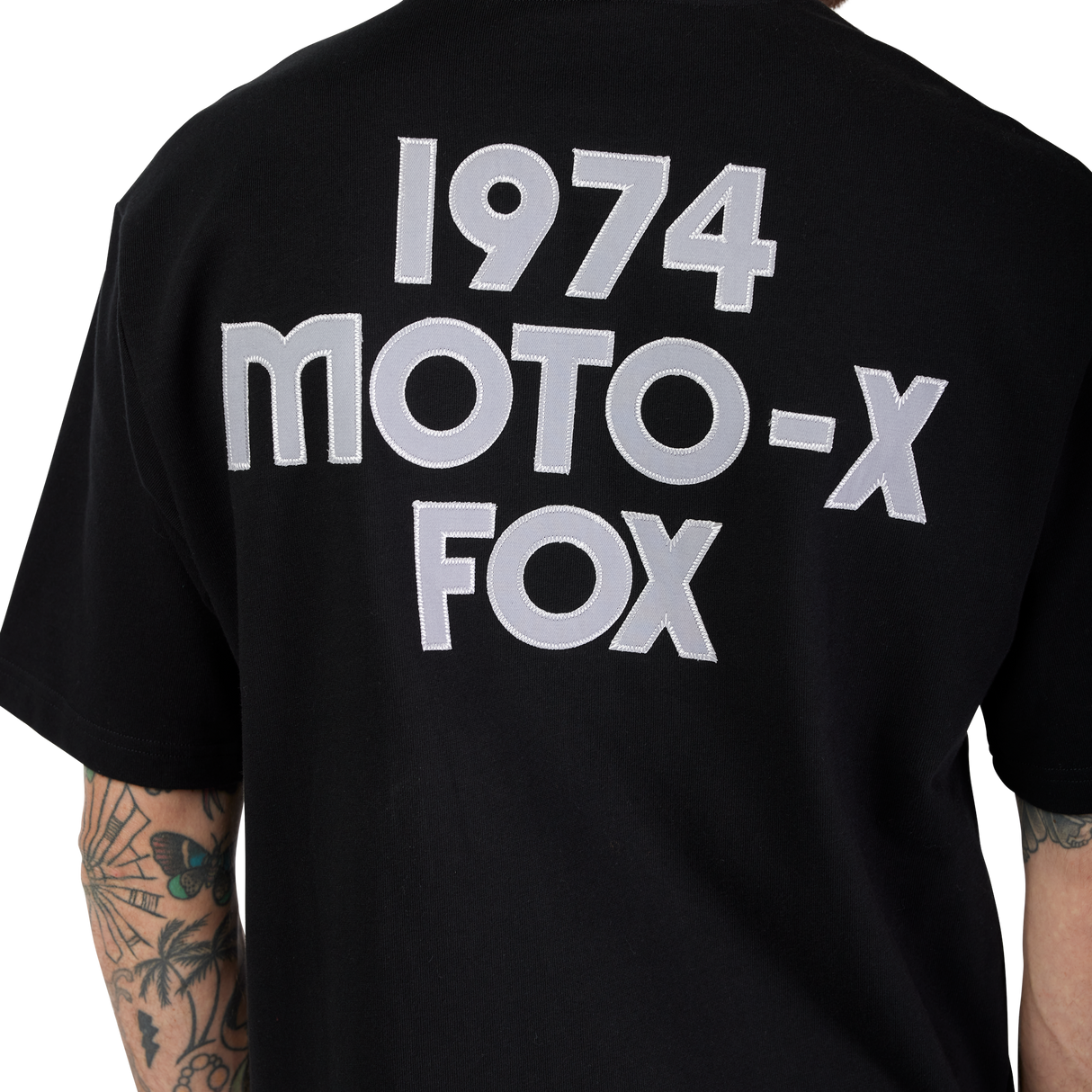 Moto-X Oversized Short Sleeve Tee - Black