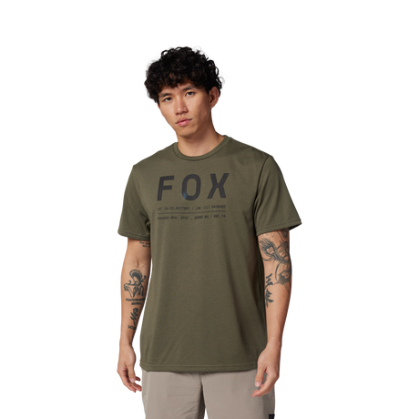 Non Stop Short Sleeve Tech T-Shirt - Olive Green