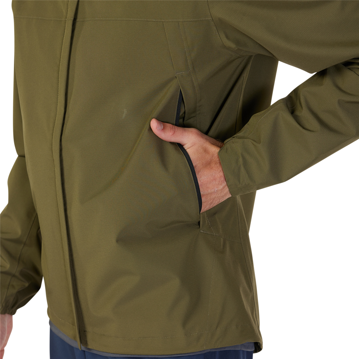 Ranger 2.5L Regenjacke - Olive Green