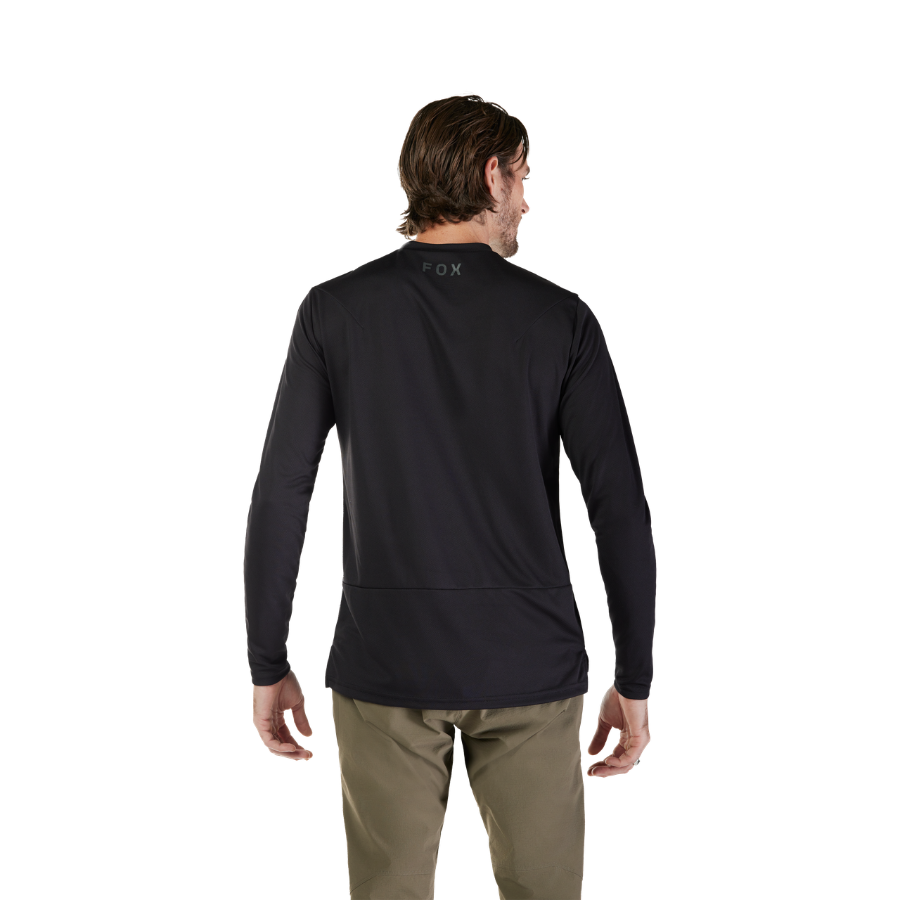 Ranger Long Sleeve Jersey Fox Head - Black