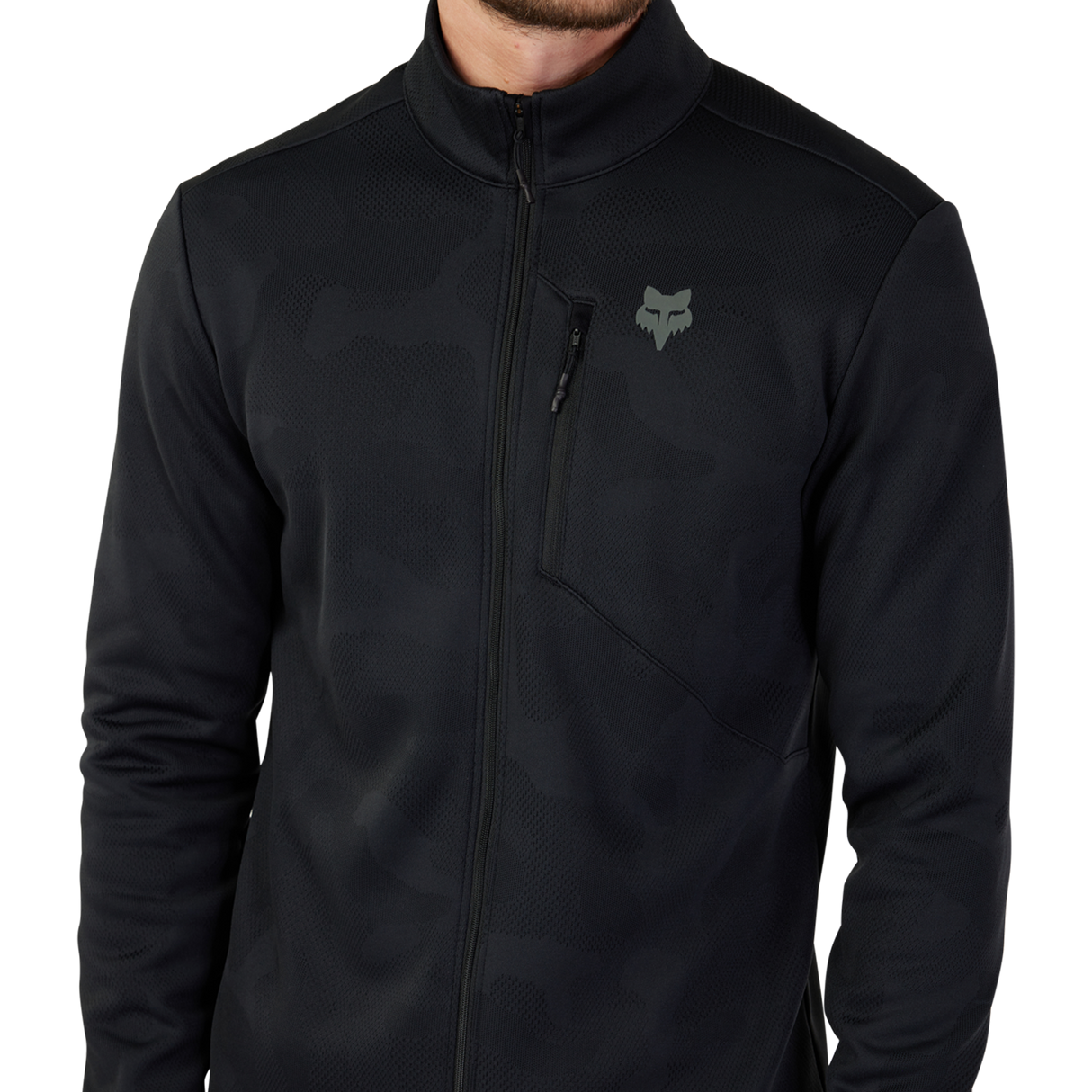Ranger Mid-Layer Front Zip - Black