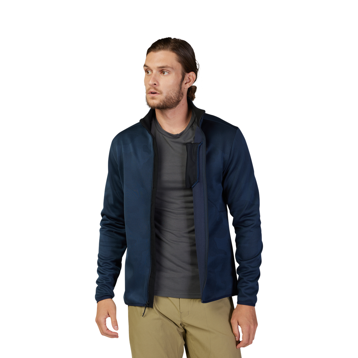 Ranger Mid-Layer Front Zip - Midnight