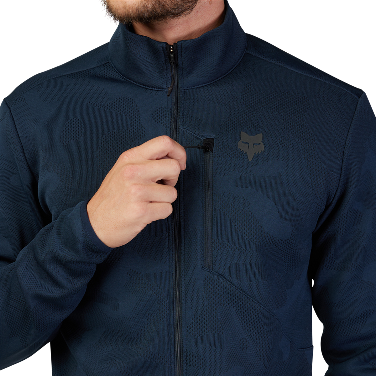 Ranger Mid-Layer Front Zip - Midnight