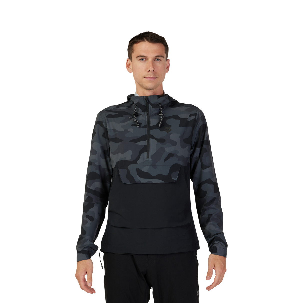 Ranger Wind Pullover - Black Camo