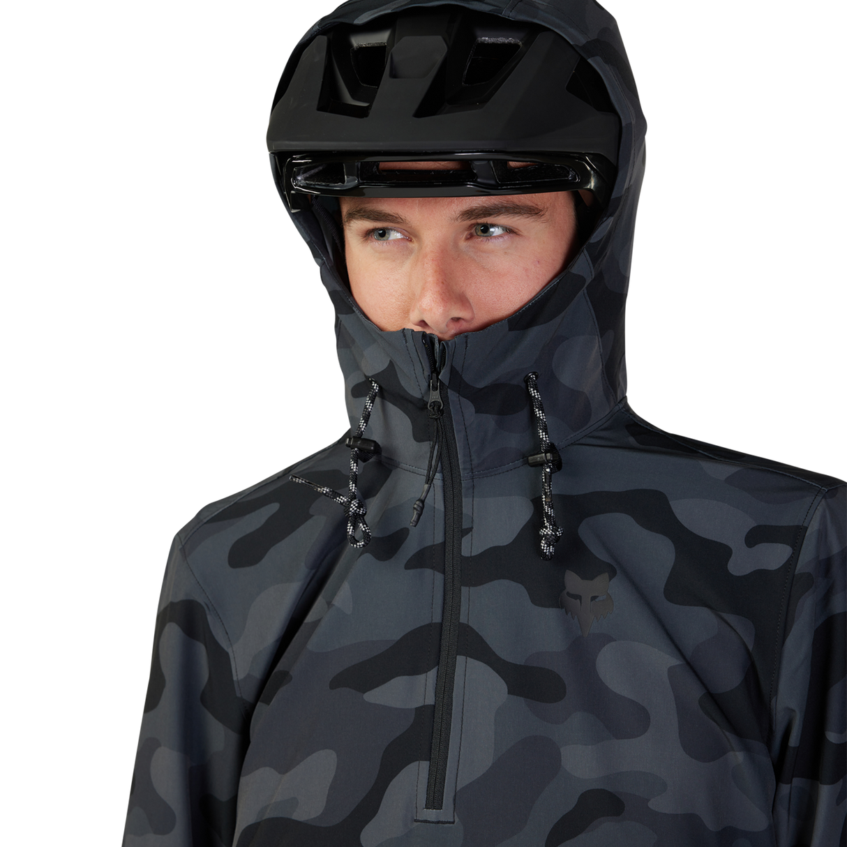 Ranger Wind Pullover - Black Camo