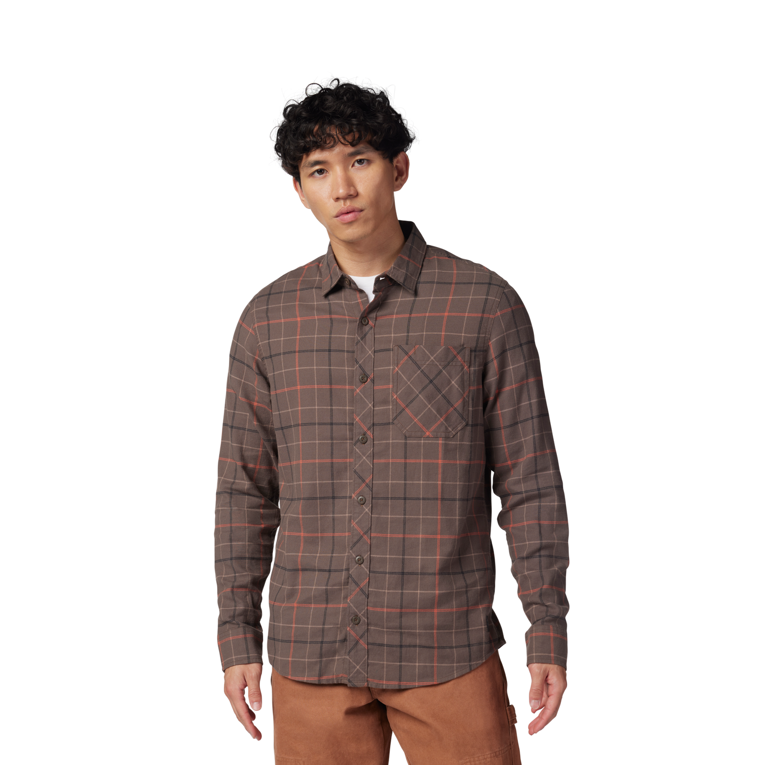 Survivalist Stretch Flannel - Dirt