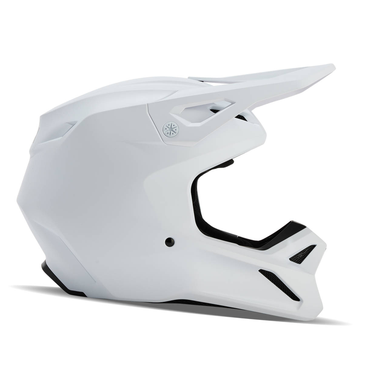 V1 Solid Helm - Matte White