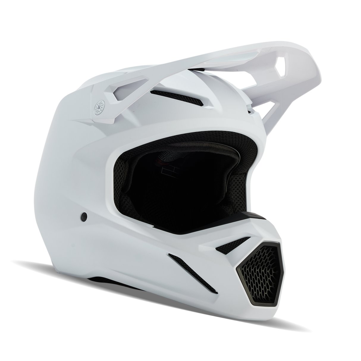 V1 Solid Helm - Matte White