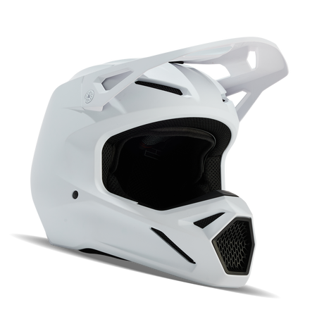 V1 Solid Helm - Matte White