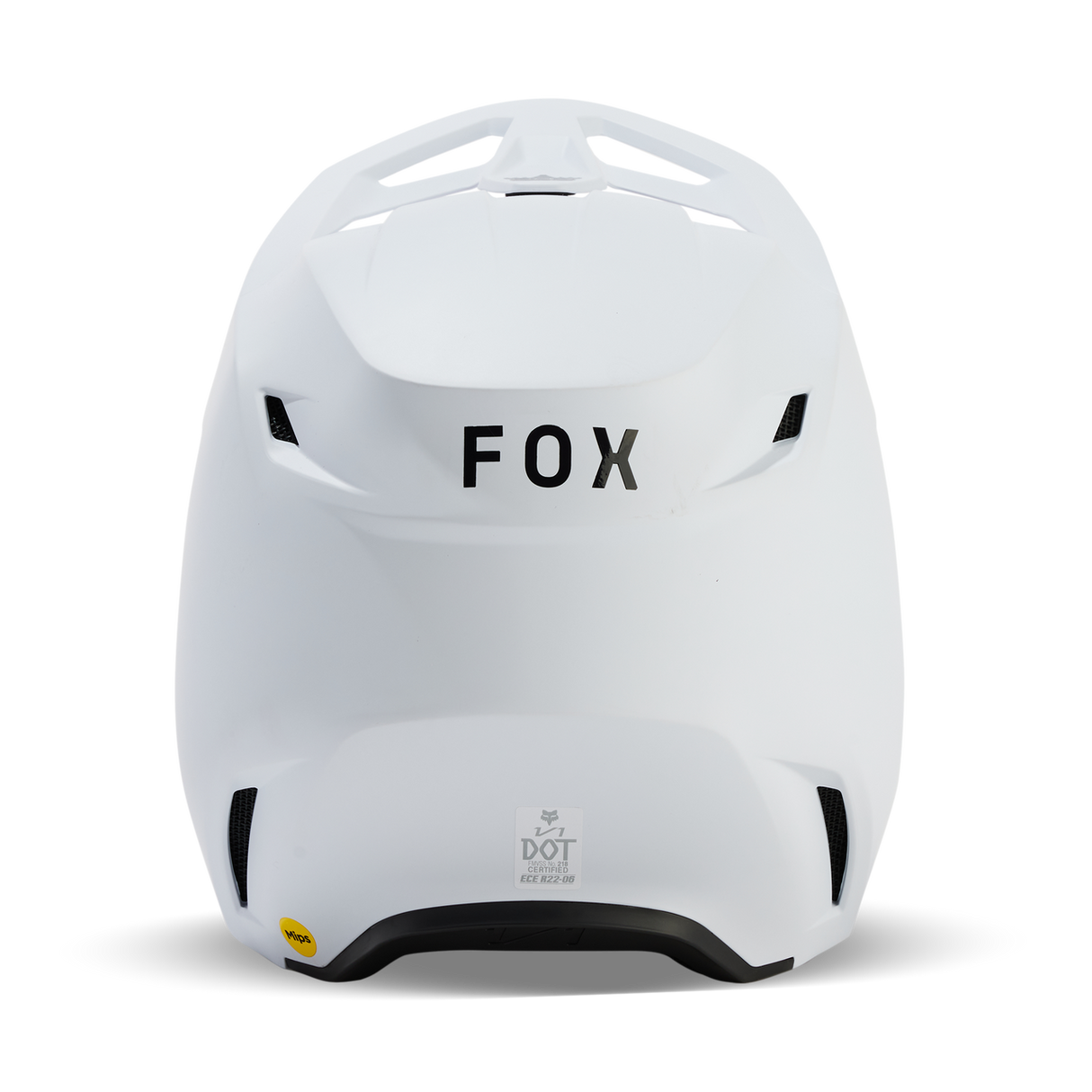 V1 Solid Helm - Matte White