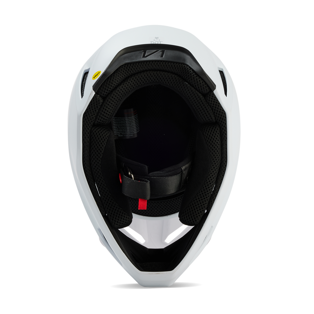 V1 Solid Helm - Matte White