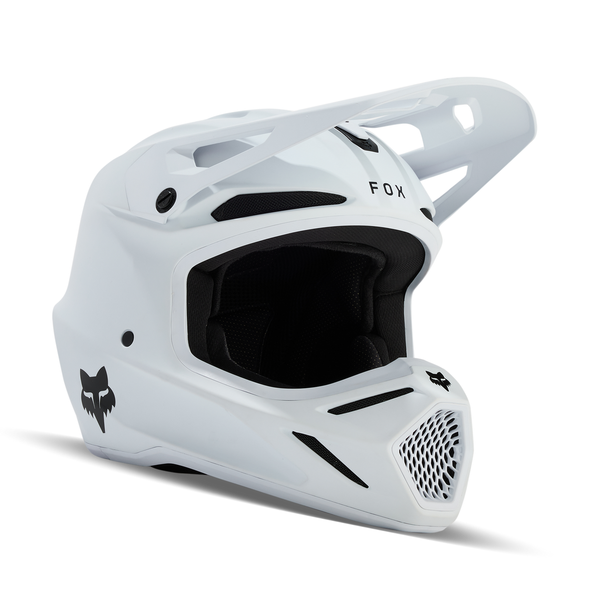 V3 Solid Helm - Matte White