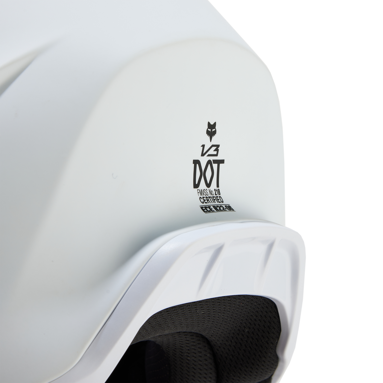 V3 Solid Helm - Matte White