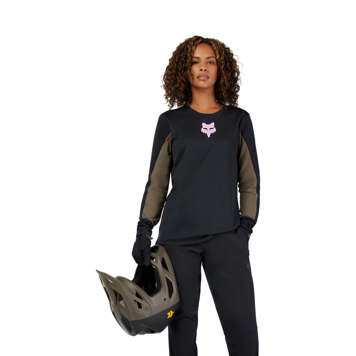 Women's Defend Long Sleeve Jersey Park - Black