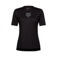 Women's Ranger Short Sleeve Jersey Fox Head - Black