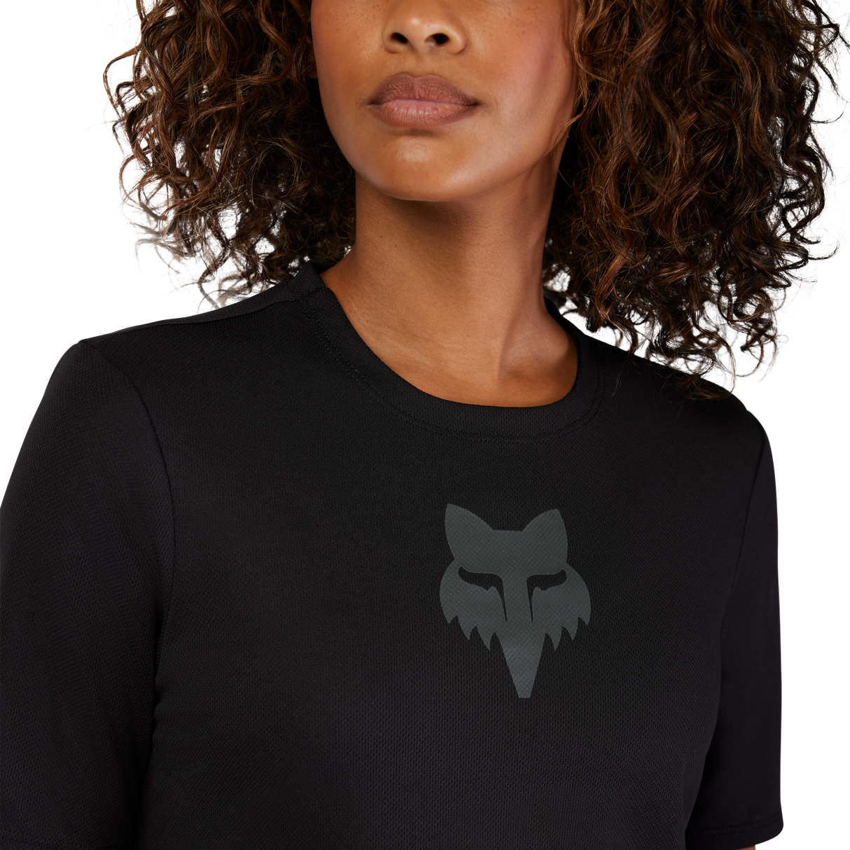 Women's Ranger Short Sleeve Jersey Fox Head - Black
