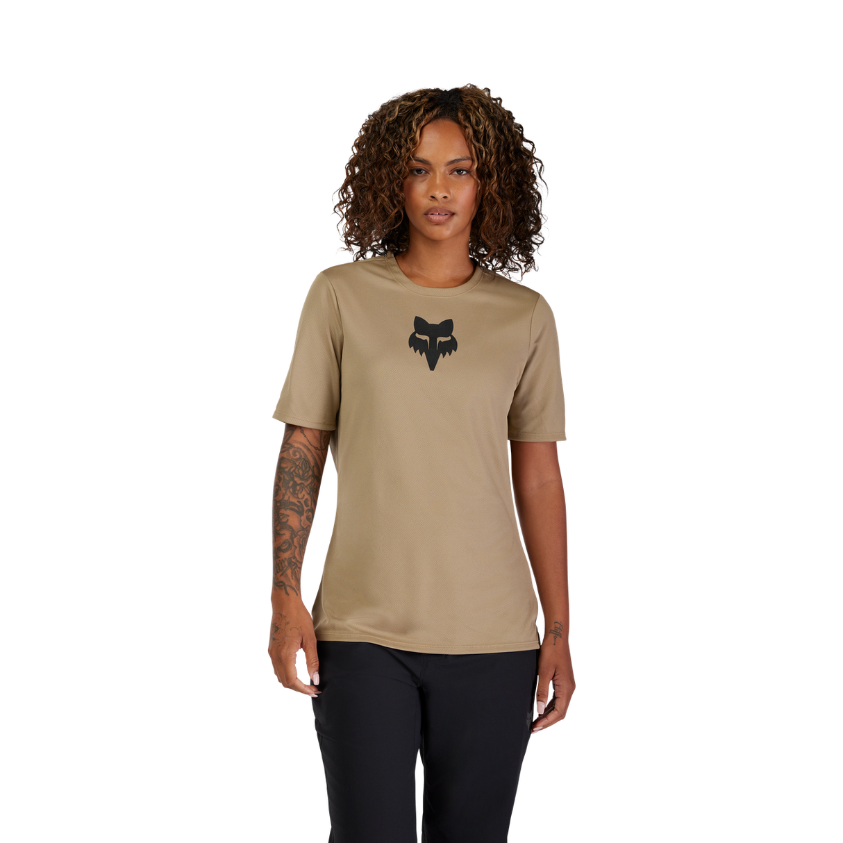 Women's Ranger Short Sleeve Jersey Fox Head - Sand