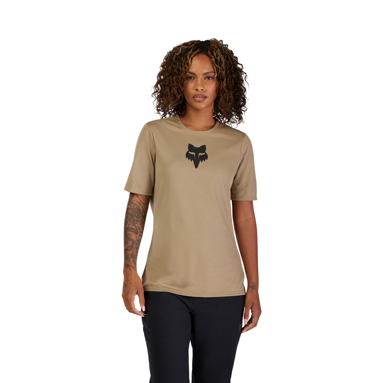Women's Ranger Short Sleeve Jersey Fox Head - Sand