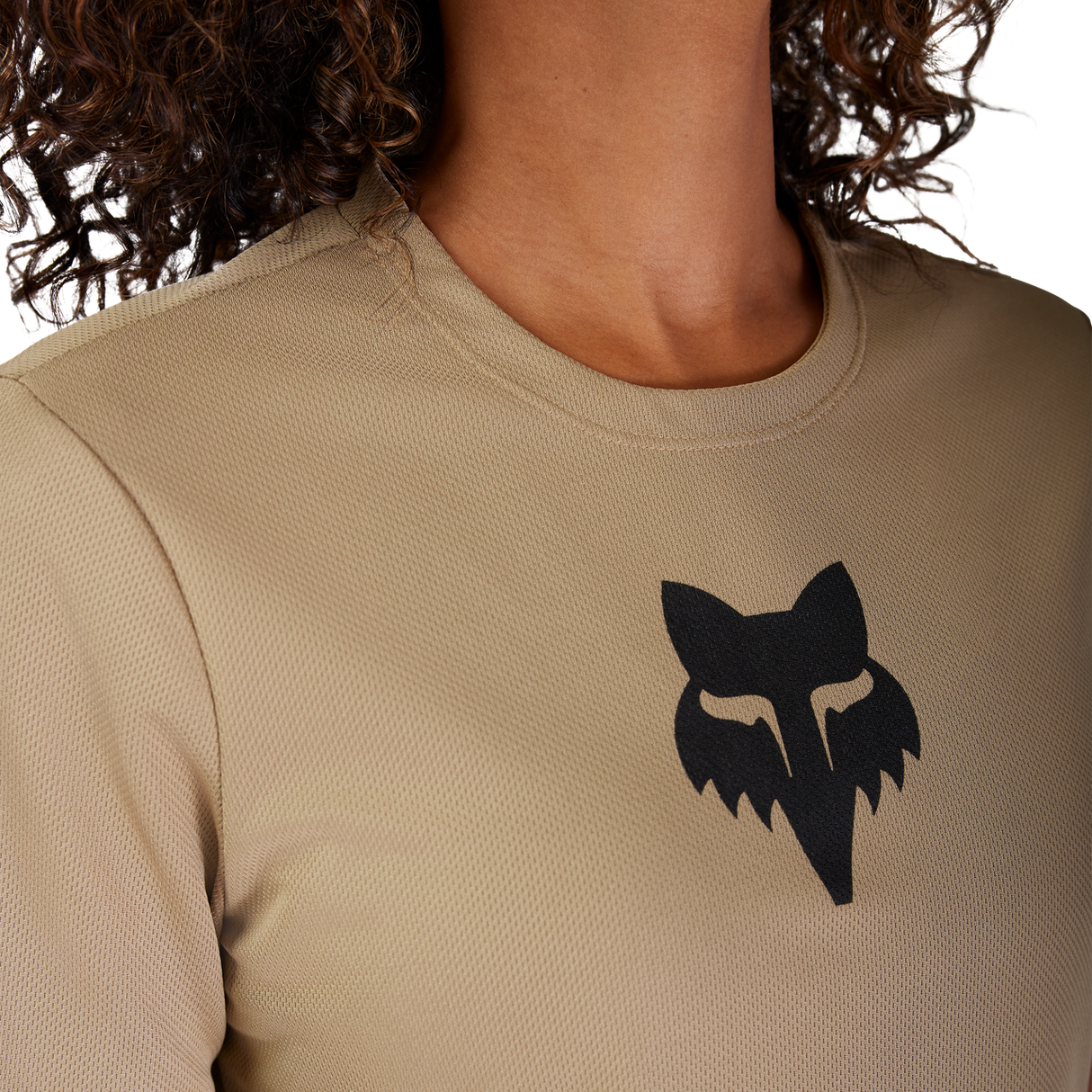 Women's Ranger Short Sleeve Jersey Fox Head - Sand