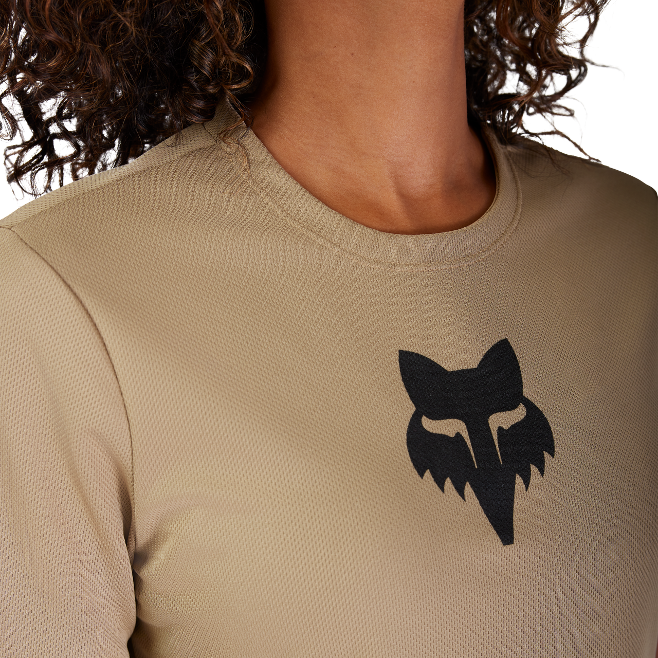 Women's Ranger Short Sleeve Jersey Fox Head - Sand