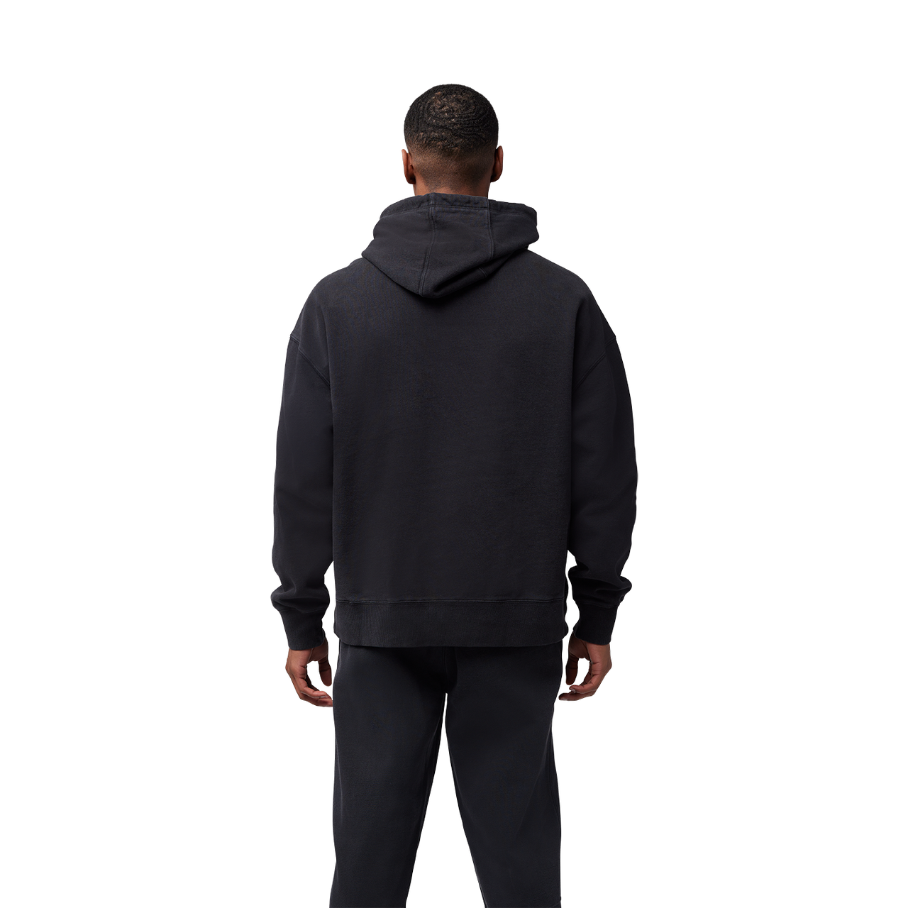 Wordmark Oversized Fleece Po - Black