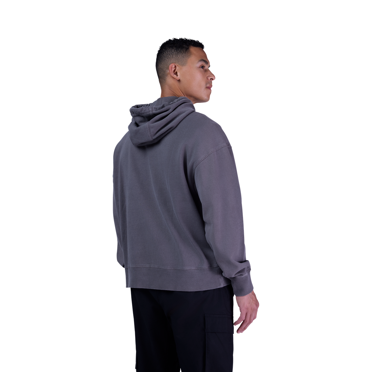 Wordmark Oversized Fleece Po - Pewter