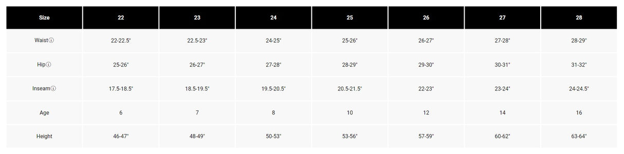 Youth Defend Hose - Black