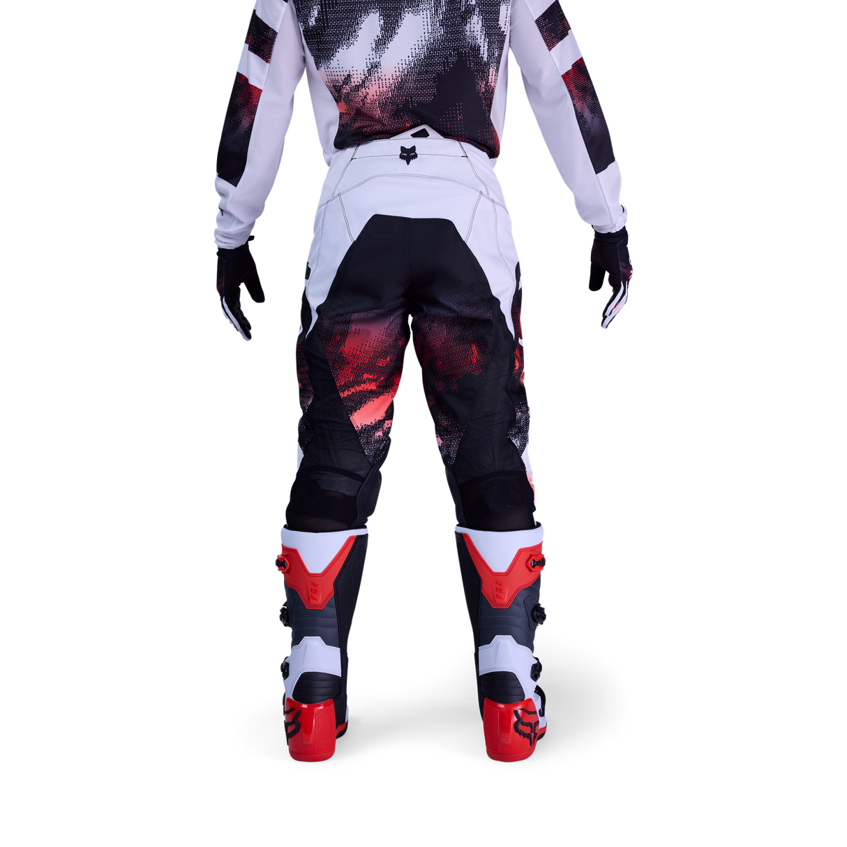 180 Kairos Hose - White/Fluorescent Red