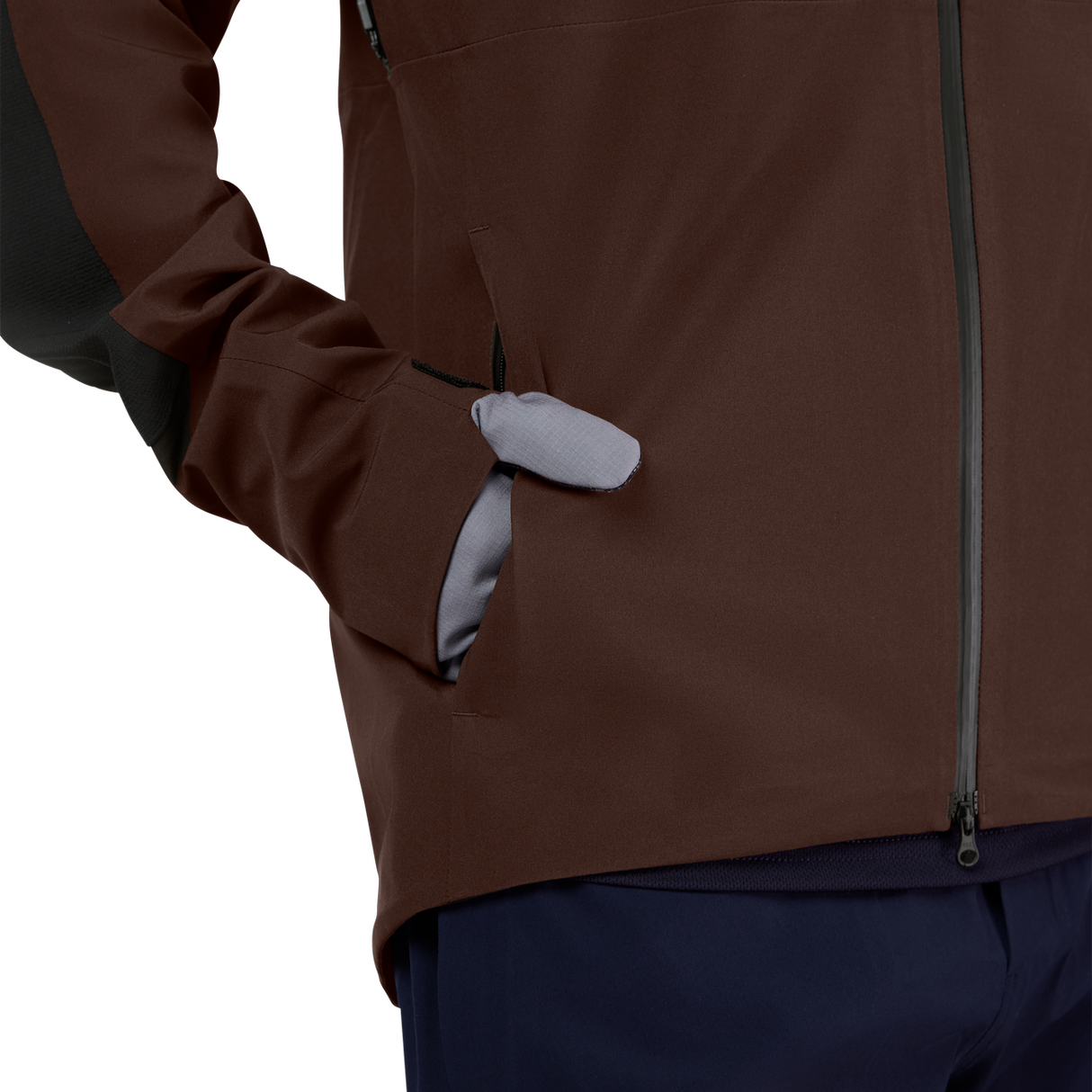 Defend 3L Regenjacke - Cocoa
