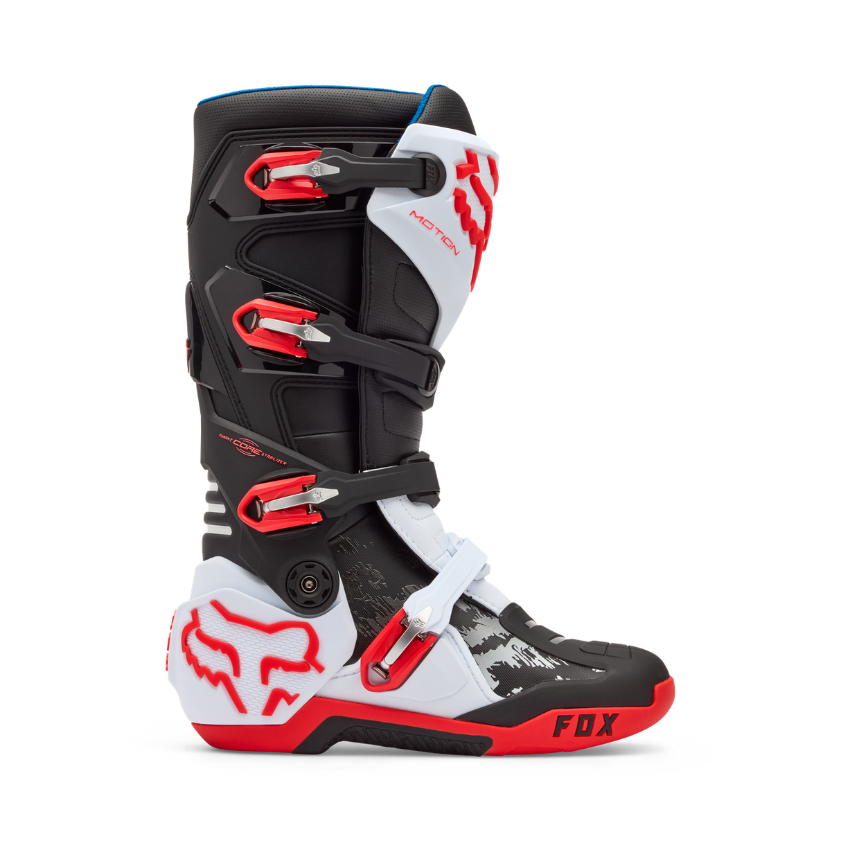 Motion Boot - White/Fluorescent Red