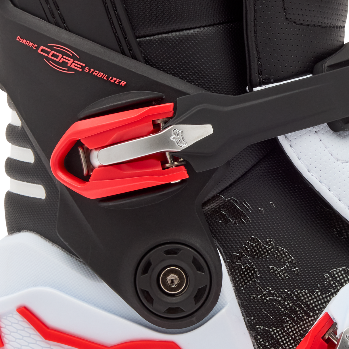 Motion Boot - White/Fluorescent Red