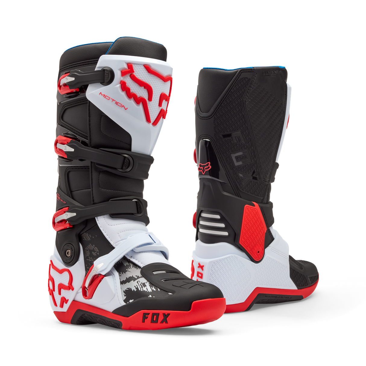 Motion Boot - White/Fluorescent Red