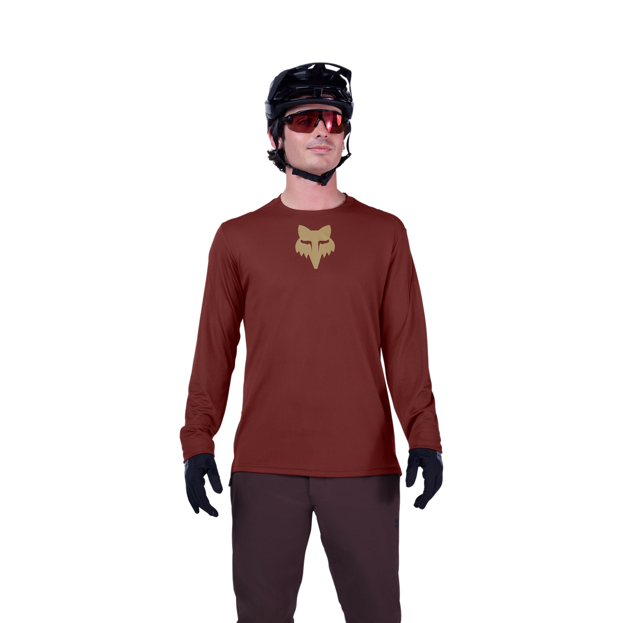 Ranger Long Sleeve Jersey Fox Head - Rust