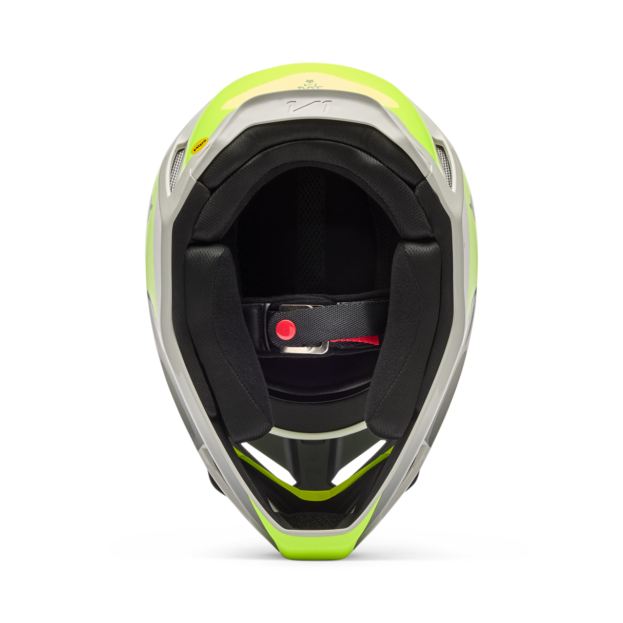 V1 Collect Fullface Helm - Grey/Yellow