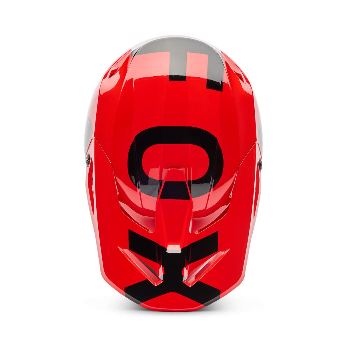 V1 Shield Fullface Helm - Fluorescent Red