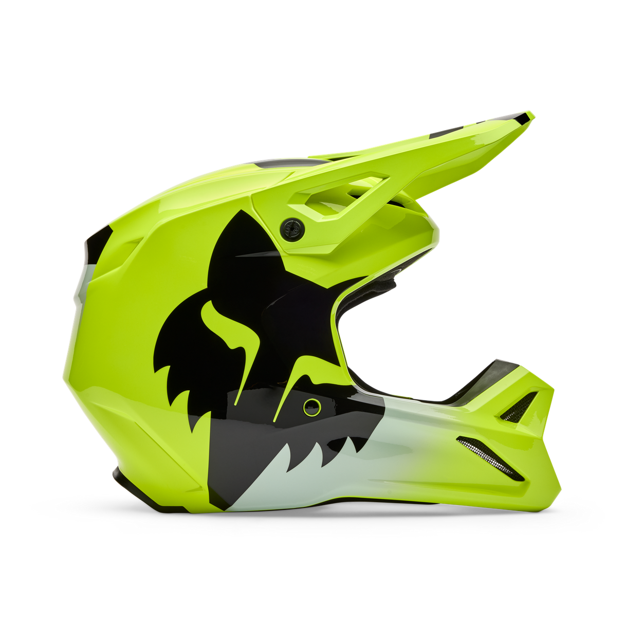 V1 Shield Fullface Helm - Fluorescent Yellow