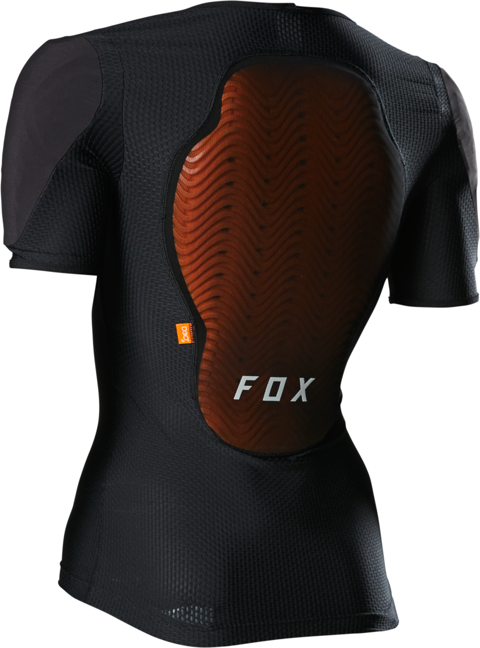 Womens Baseframe Pro Short Sleeve Chest Guard - Black
